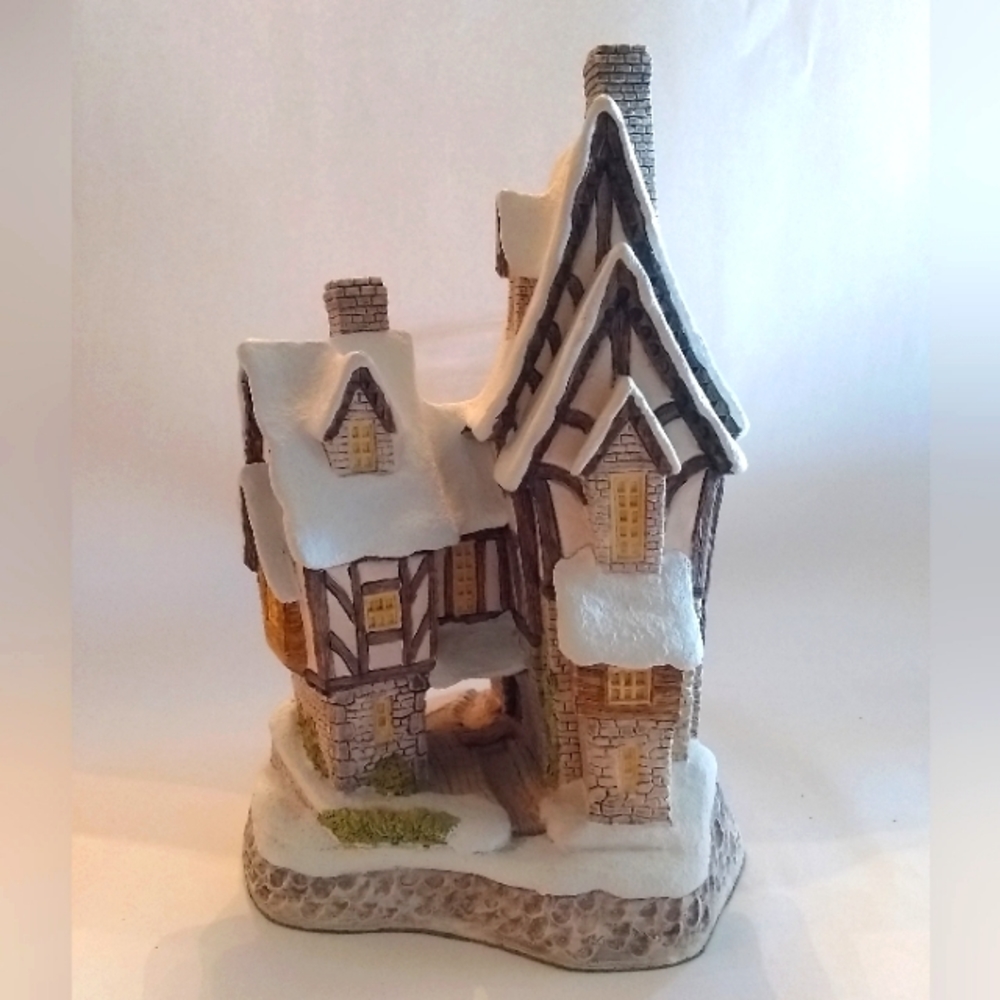 David Winter  Original  SIGNed Special Christmas 1991 "Fred's Home" Artist Ed